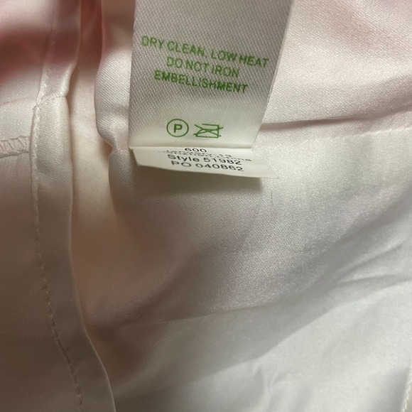 LILLY PULITZER Pearl Dress Sz 4 Fiesta‎ Pink Embroidered Pinwheel Organza Lined - Picture 12 of 12